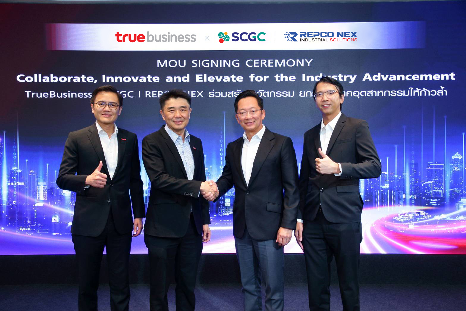 Joined Forces to Elevate the Sector to Industry 4.0 TrueBusiness Collaborates with REPCO NEX to Deliver Innovative Industrial Solutions  with an Integrated End-to-End Service, Transforming Manufacturing Industry  and Accelerating to Full Digital Transform